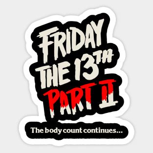 Friday 13th Sticker